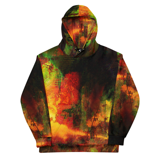 RICH NONSENSE ALL OVER HOODIE NOTHING LASTS FOREVER FRONT