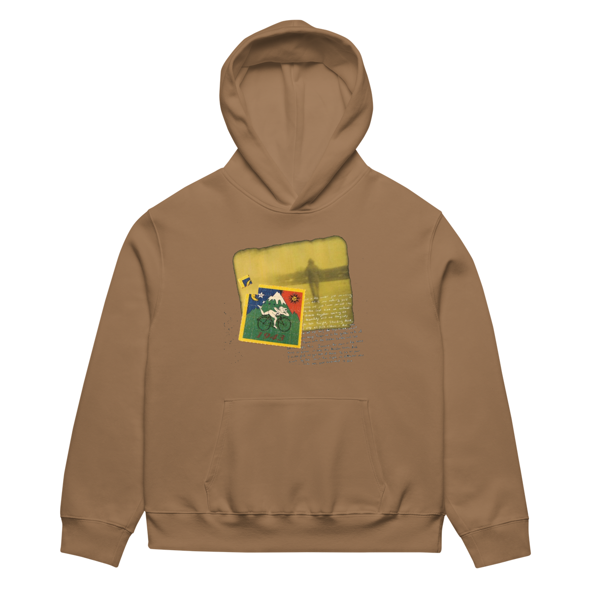 RICH NONSENSE HOODIE UNISEX BOOKHOUSE BROWN