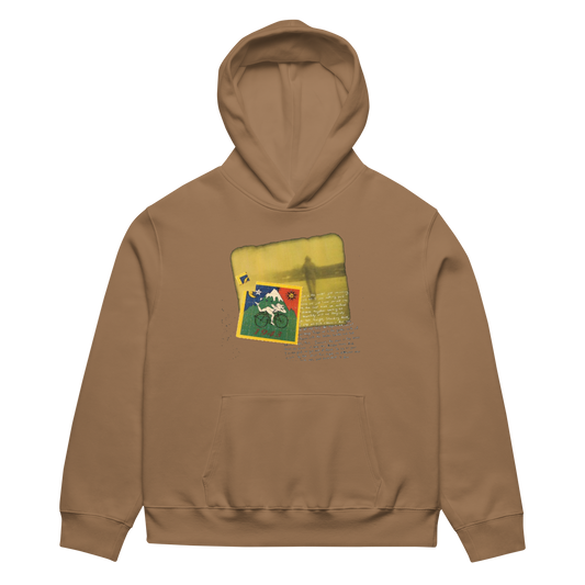 RICH NONSENSE HOODIE UNISEX BOOKHOUSE BROWN