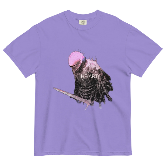 RICH NONSENSE SURREAL ART PREMIUM ORGANIC COTTON UNISEX TSHIRT HE ART VIOLET